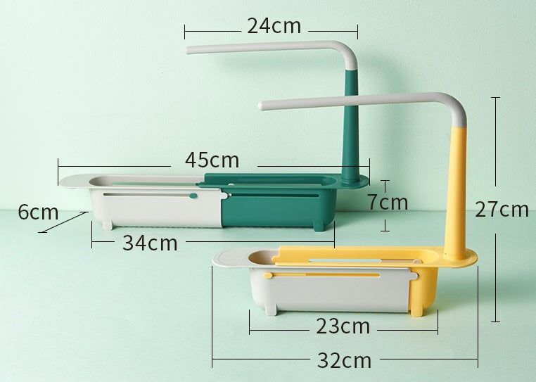 Stretch N Store™ Multifunctional Sink Shelf Rack