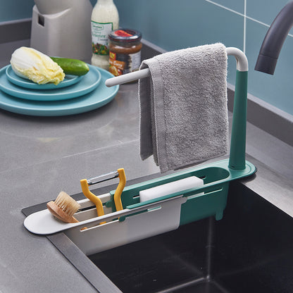 Stretch N Store™ Multifunctional Sink Shelf Rack