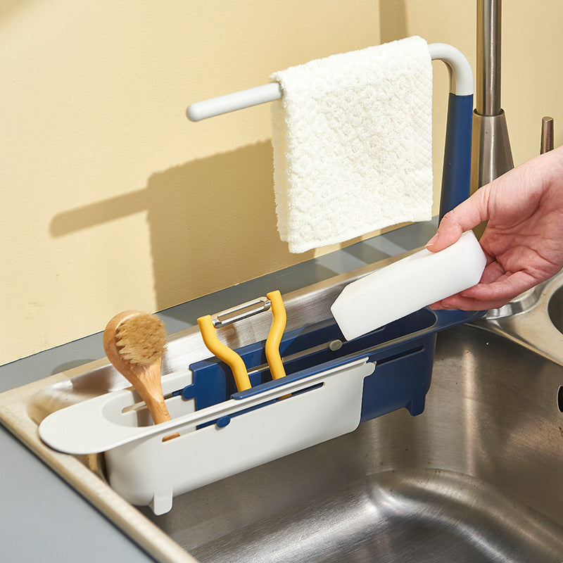 Stretch N Store™ Multifunctional Sink Shelf Rack