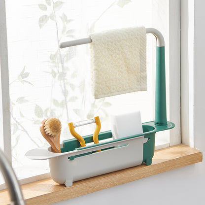 Stretch N Store™ Multifunctional Sink Shelf Rack